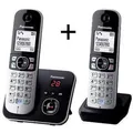 Produktbild: Panasonic KX TG6822GB Telefon schnurlos AB schwarz