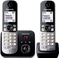 Produktbild: Panasonic KX-TG6822GB Duo Schwarz Schnurloses Telefon #13068215