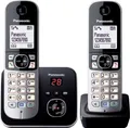 Produktbild: Panasonic KX-TG6822GB black KX-TG6822GB, DECT telephone, 120 entries, Caller ~E~