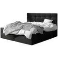 Produktbild: Mirjan24 Boxbett, Schwarz, Textil, Rechteckig, 180x200 cm, Schlafzimmer, Betten, Boxspringbetten