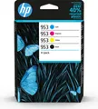 Produktbild: HP 953 - 4er-Pack - Schwarz, Gelb, Cyan, Magenta - original - Tintenpatrone - für Officejet Pro 7740, 7740 Wide Format, 8210, 8216, 8218, 8710, 8715, 8720, 8725, 8730, 8740