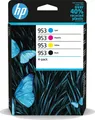 Produktbild: HP 953 - Original - Tinte auf Pigmentbasis - Schwarz - Cyan - Magenta - Gelb - HP - Kombi-Packung - OfficeJet Pro 7740 - 8710 - 8720 - 8725 - 8730 - 8740 HP OfficeJet Pro 8210 Printer - HP OfficeJet Pro...
