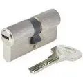 Produktbild: Yale - Zylinder der Serie 1000, kuppelbar, vernickelt 40x50mm, 6 Stifte, 4 Wendeschlüssel.