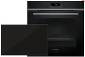 Produktbild: Backofenset Siemens HB472G0B3 iQ300 Pyrolyse-Backofen Schwarz EEK:  ED870HWC1E