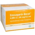 Produktbild: ENOXAPARIN Becat 4.000 I.E. 40mg/0,4ml ILO FS+Si.S 20 St