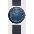Produktbild: Bering Ceramic Collection 11435-387 Damenarmbanduhr Mit Keramikelementen - Blau