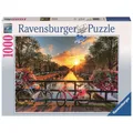 Produktbild: Ravensburger Puzzle Fahrräder in Amsterdam 1000 Teile | Kunstpuzzle ab 14 Jahre