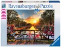 Produktbild: 1000 Teile Ravensburger Puzzle Fahrräder in Amsterdam 19606
