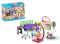 Produktbild: PLAYMOBIL MyLife 71609 Schlafzimmer mit Babyspielecke, und Zwei Figuren, zu über