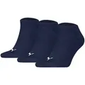 Produktbild: PUMA Unisex Sneakersocken, 3er Pack - Sneaker Plain 3P, Logo, einfarbig Blau 39-42