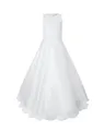 Produktbild: Märchenburg - Maiglöckchen 2026 - Eleganza Blanca, Kommunionkleid, Prinzessinnenkleid m. Reifrock (DE/NL/SE/PL, Numerisch, 134, Regular)