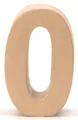 Produktbild: Papp-Zahl 0 17,5x5,5cm Geburstag Jubiläum Zahlen Ziffern PappArt Deko Nummer