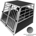 Produktbild: Auto Hundetransportbox große Doppelbox Hundebox Transportbox Gitterbox