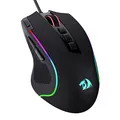 Produktbild: Redragon M612 Predator RGB Gaming Maus, 8000 DPI kabelgebundene optische Maus mit 11 programmierbaren Tasten & 5 Hintergrundbeleuchtungsmodi, Software unterstützt DIY Keybinds Rapid