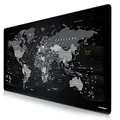 Produktbild: Titanwolf - Übergröße DEUTSCHES Layout Mauspad 1200x600mm Weltkarte - XXXL Mousepad groß mit Motiv - Tischunterlage Large Size - XXL Gaming z.B. für Logitech Maus und Tastatur