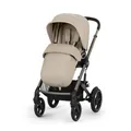 Produktbild: CYBEX Gold TALOS S LUX Kinderwagen, Ab Geburt bis 22 kg (ca. 4 Jahre), Mit Offroad-Federung, verstellbarem Griff und ergonomischer Liegeposition, Almond Beige