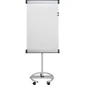 Produktbild: Maul Flipchart MAULsolid flip2use 63706, höhenverstellbar, Rollen, Rundfuß, 90 Grad drehbar