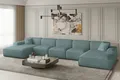 Produktbild: Wohnlandschaft U-Form CELES XL in Stoff Scala Sky