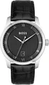 Produktbild: BOSS Quarzuhr PRINCIPLE 1514122, Herrenuhr, Armbanduhr, Datum, Lederarmband
