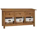 Produktbild: vidaXL Sideboard Massives Mahagoniholz 100x30x50 cm