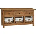 Produktbild: vidaXL Sideboard Massives Mahagoniholz 100x30x50 cm 244488