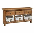 Produktbild: vidaXL Sideboard, Kommode Altholz Massiv 100 x 30 x 50 cm