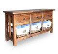 Produktbild: vidaXL Sideboard Sideboard Altholz Massiv 100x30x50 cm