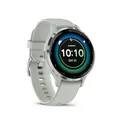 Produktbild: Garmin Venu® 3S Salbeigrau/Silber mit Schnellwechsel-Silikon-Armband 010-02785-01