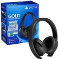Produktbild: Sony Playstation 4 Official Gold Wireless Headset 7.1 Black (Fortnite Bundle) PS4 - Schwarz