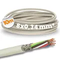 Produktbild: 10 Meter Lapp Kabel 0034508 LiYCY 8x0,34 mm² Datenleitung 8 Ader Steuerleitung