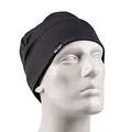 Produktbild: Mil-Tec Army Beanie Soft • Leichte Wintermütze mit Fleecefutter • Thermoaktive & schnelltrocknende Beanie Mütze • Ideal als Fahrradmütze, Sportmütze, Laufmütze • Farbe: Schwarz