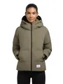 Produktbild: khujo Damen Winterjacke warme Steppjacke mit hohem Kragen und großer Kapuze Liev-YM Light Moss Green Gr. S