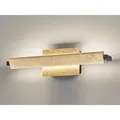 Produktbild: Fischer&honsel - Led Wandleuchte Pare Schwenkbar & Dimmbar Blattgoldfarben, Breite 40cm