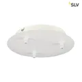 Produktbild: SLV 132611 Deckenrosette 3 Ausgänge rund weiss inkl. Zugentlastungen