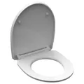 Produktbild: SCHÜTTE WC-Sitz ELEPHANT mit Absenkautomatik und Schnellverschluss aus Duroplast, Toilettendeckel mit 175kg Belastbarkeit, Toilettensitz mit Brille, Klodeckel für WC, Klobrille mit Motiv