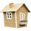 Produktbild: Ambia Garden Spielhaus, Braun, Weiß, Holz, 144x146x157 cm, EN 71, CE, FSC 100%, Outdoor Spielzeug, Spielhäuser