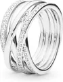 Produktbild: Pandora Fingerring Pandora Sparkling & Polished Lines Ring 190919CZ Damenring