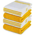 Produktbild: 100% Baumwolle Frottier Geschirrtücher 4er Set Geschirrtücher | 406 x 71 cm |...