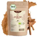 Produktbild: Bio Ceylon Zimt gemahlen (1kg) mit wenig Cumarin in premium Qualität | 100% ECHTES Bio Ceylon Zimt Pulver