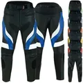 Produktbild: German Wear Motorradhose GW409T (mit 4 Protektoren) Motorradhose Biker Lederhose blau 60/4XL
