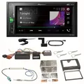 Produktbild: Pioneer DMH-A3300DAB Bluetooth WebLink MP3 USB DAB+ Einbauset für Audi TT 8J