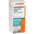 Produktbild: LACTULOSE-ratiopharm Sirup 200 ml PZN 04916859