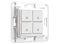 Produktbild: SHELLY Wandtaster Wall Switch 4, weiß, 4-fach WS4 white