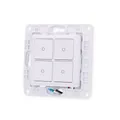 Produktbild: Shelly Wall Switch 4 Wandtaster, 4-fach, weiß (Shelly_WS_4_w)