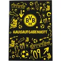 Produktbild: BVB Hausaufgabenheft A5 Schule Stundenplan Notizen Borussia Dortmund Fanartikel