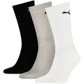 Produktbild: PUMA Socken PUMA UNISEX CREW SOCK 3P (3 Paar) mit farblichem Logo weiß 47-49