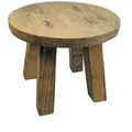 Produktbild: Echtholz Blumenhocker Rund Natur - 25 X 20 Cm - Deko Pflanzen Und Blumen Hocker Aus Holz