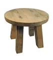 Produktbild: Echt Holz Pflanzenhocker - 25 x 20 cm - Deko Blumen Pflanzen Hocker massiv klein