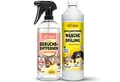 Produktbild: bio-chem Geruchsentferner Enzymreiniger Katzenurin 750 ml mit Mikroorganismen gegen Tiergerüche (Geruchsentferner Katze 0.75 l + Geruchsentferner Wäschespülung 1 L)