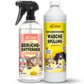 Produktbild: Geruchsentferner Set gegen Katzengeruch – Spray & Wäschespülung, mikrobiologisch